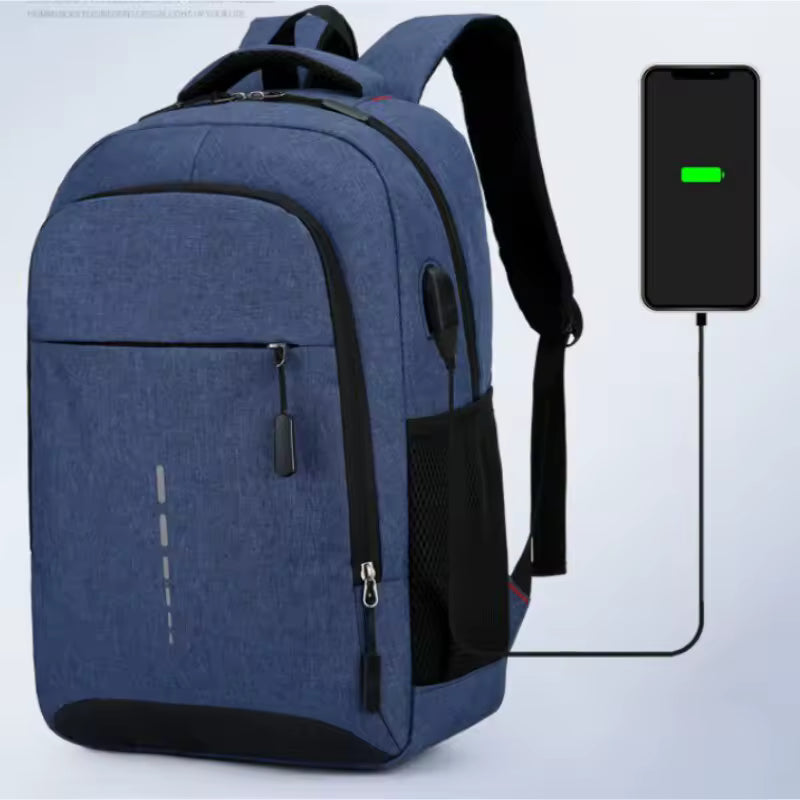 Men’s Large Capacity Backpack – Travel, Student, Laptop Bag